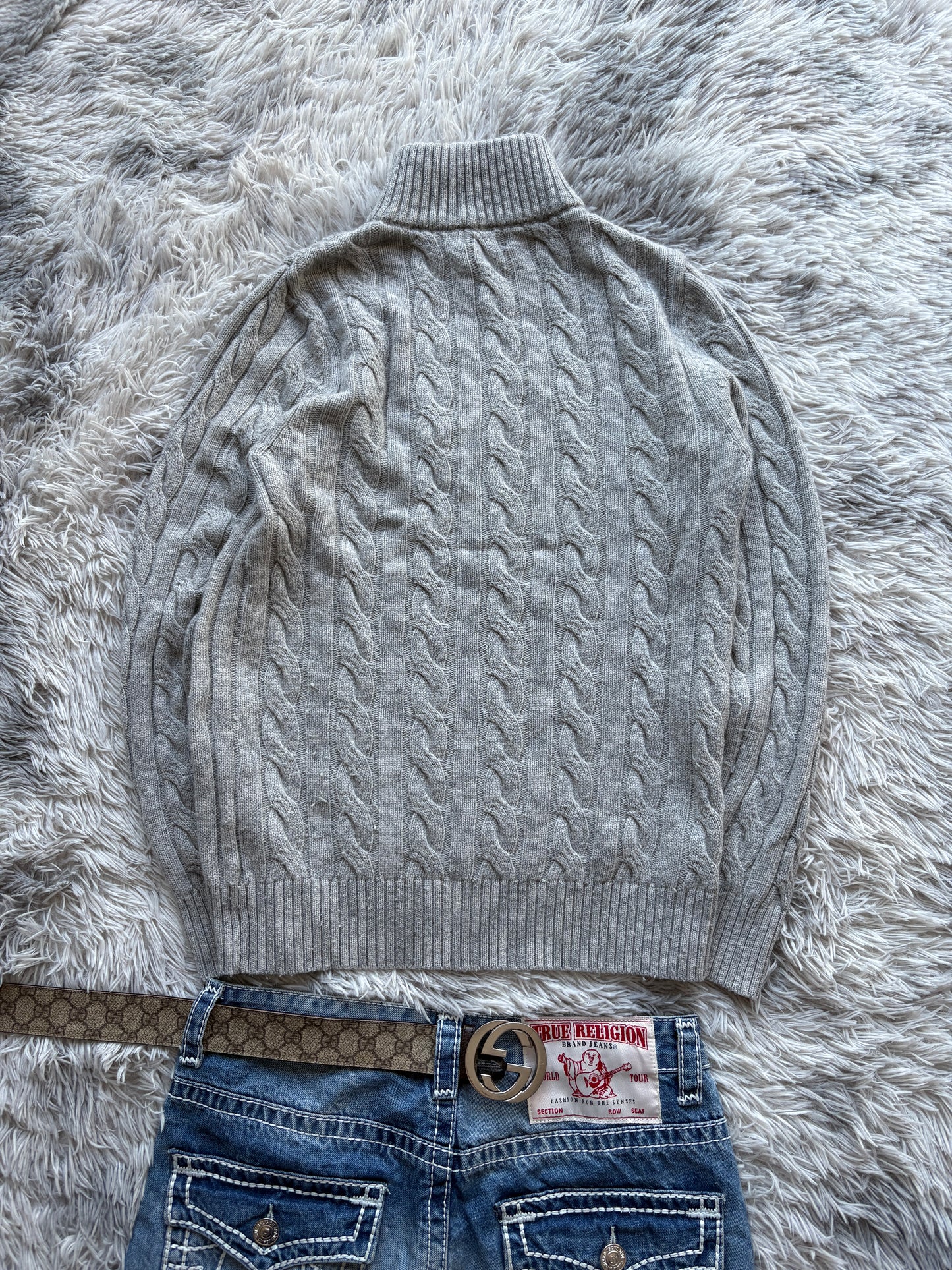 Ralph Lauren Cable Sweater Slim (M)