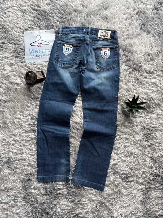 D&G Patched Jeans (XS)