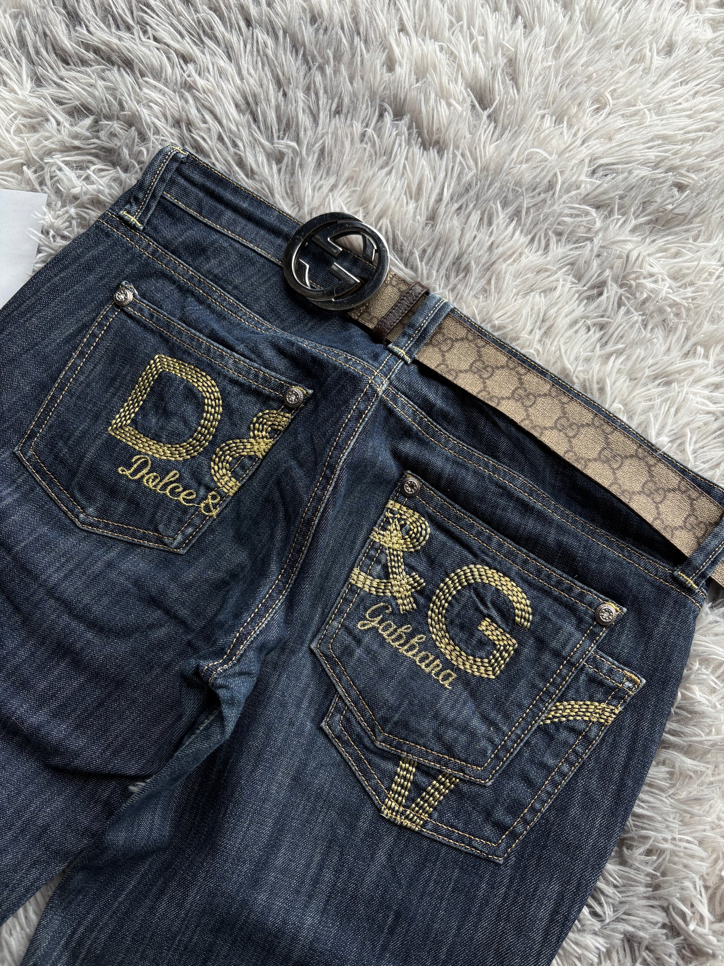 D&G Dolce & Gabbana Printed Jeans (30/S-M)