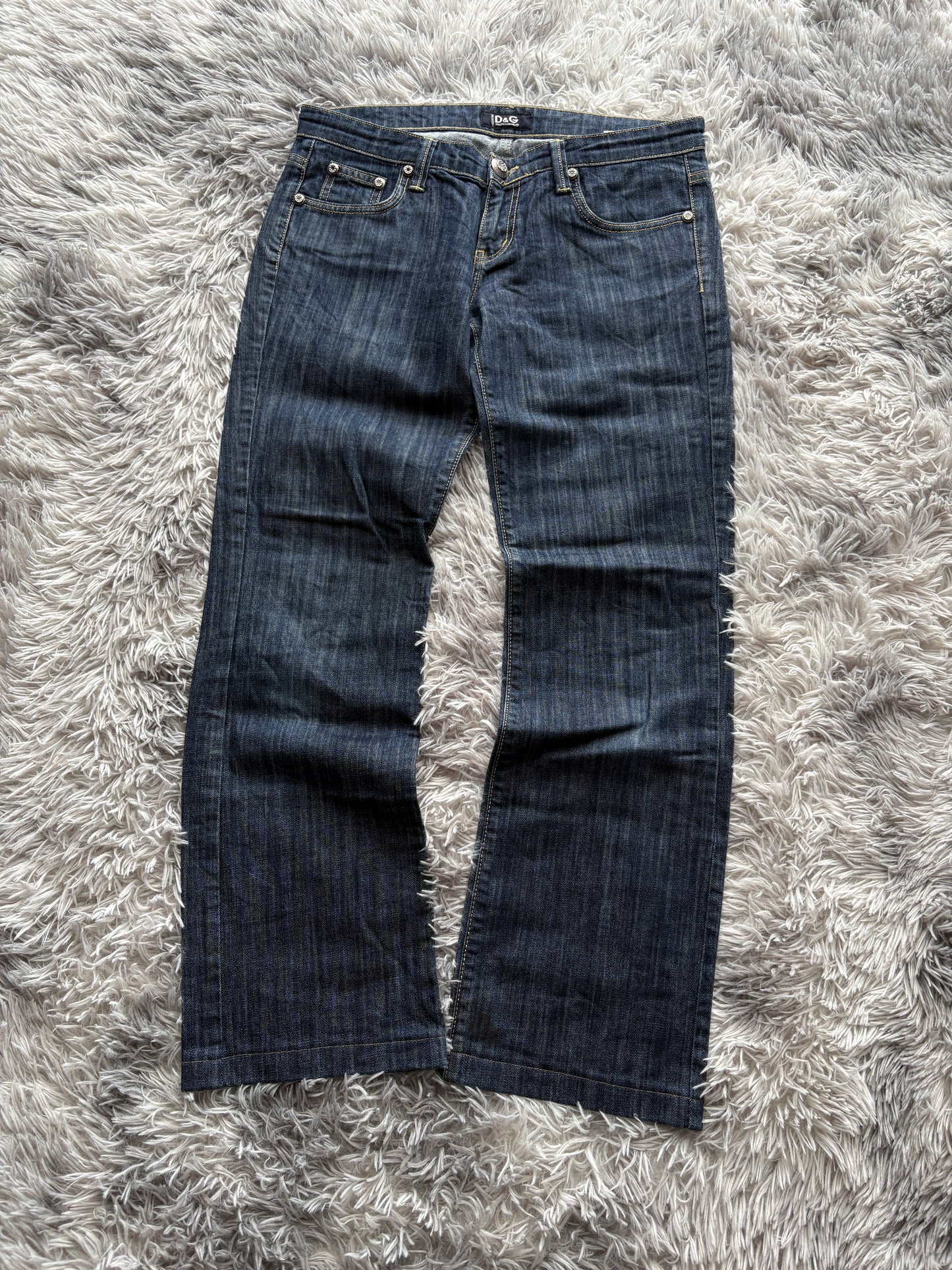 D&G Dolce & Gabbana Printed Jeans (30/S-M)