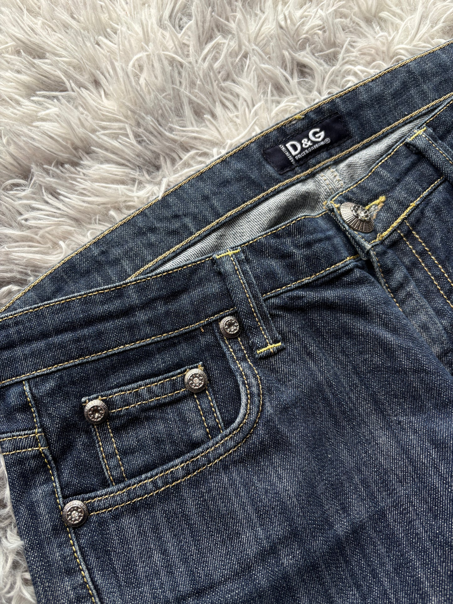D&G Dolce & Gabbana Printed Jeans (30/S-M)
