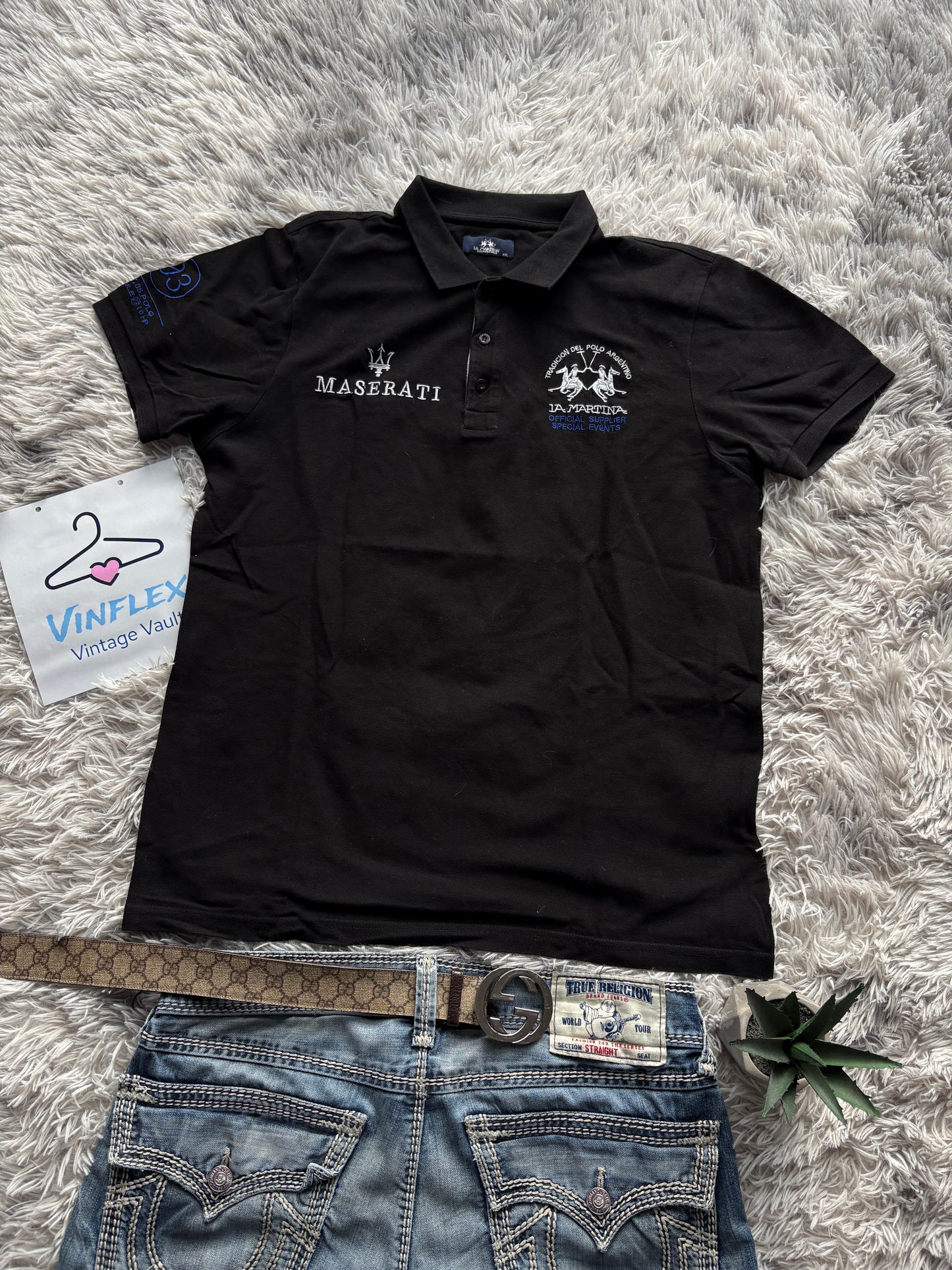 Maserati La Martina Polo T-Shirt (L)