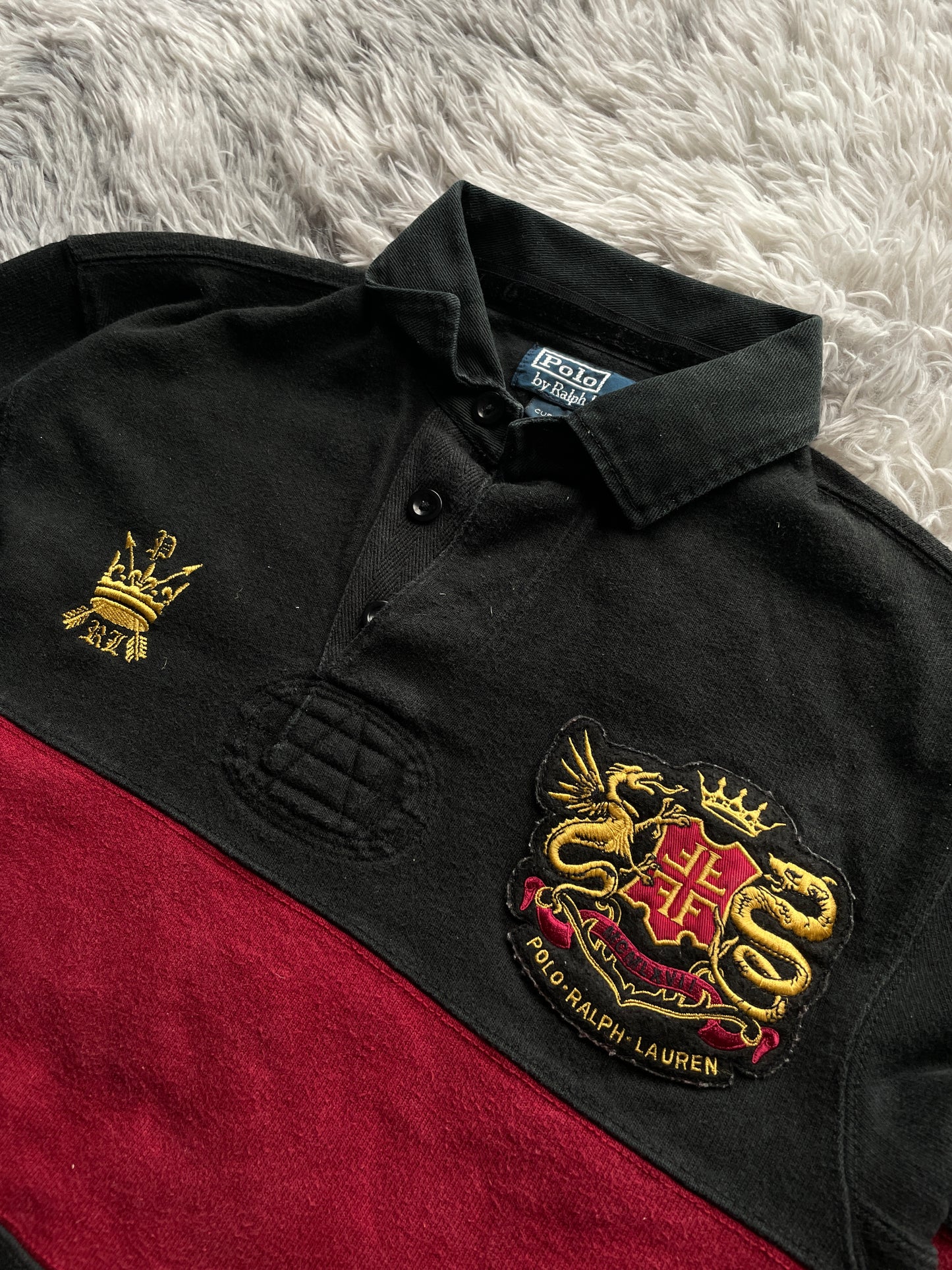 Ralph Lauren Königliches Langarm Polo (S)