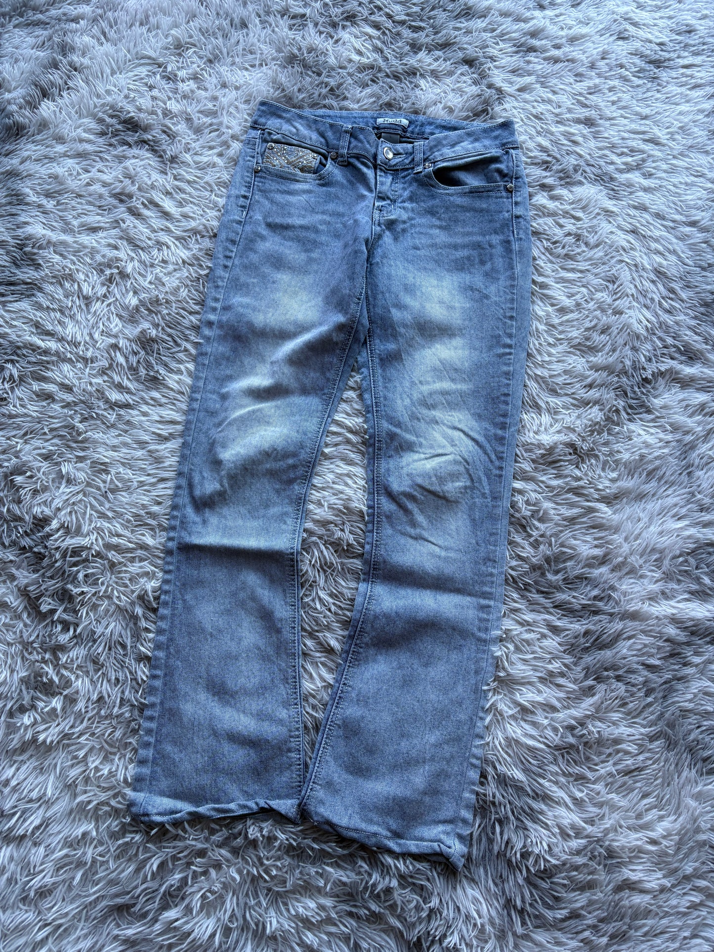 Y2K Style Low Waist Jeans (S Damen)