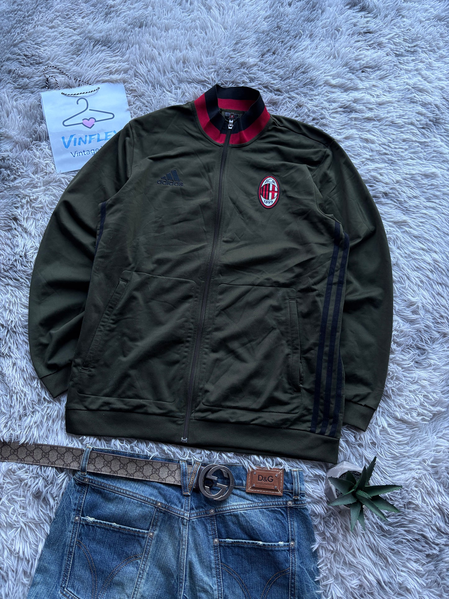 Adidas AC Milan Trainingsjacke (L)