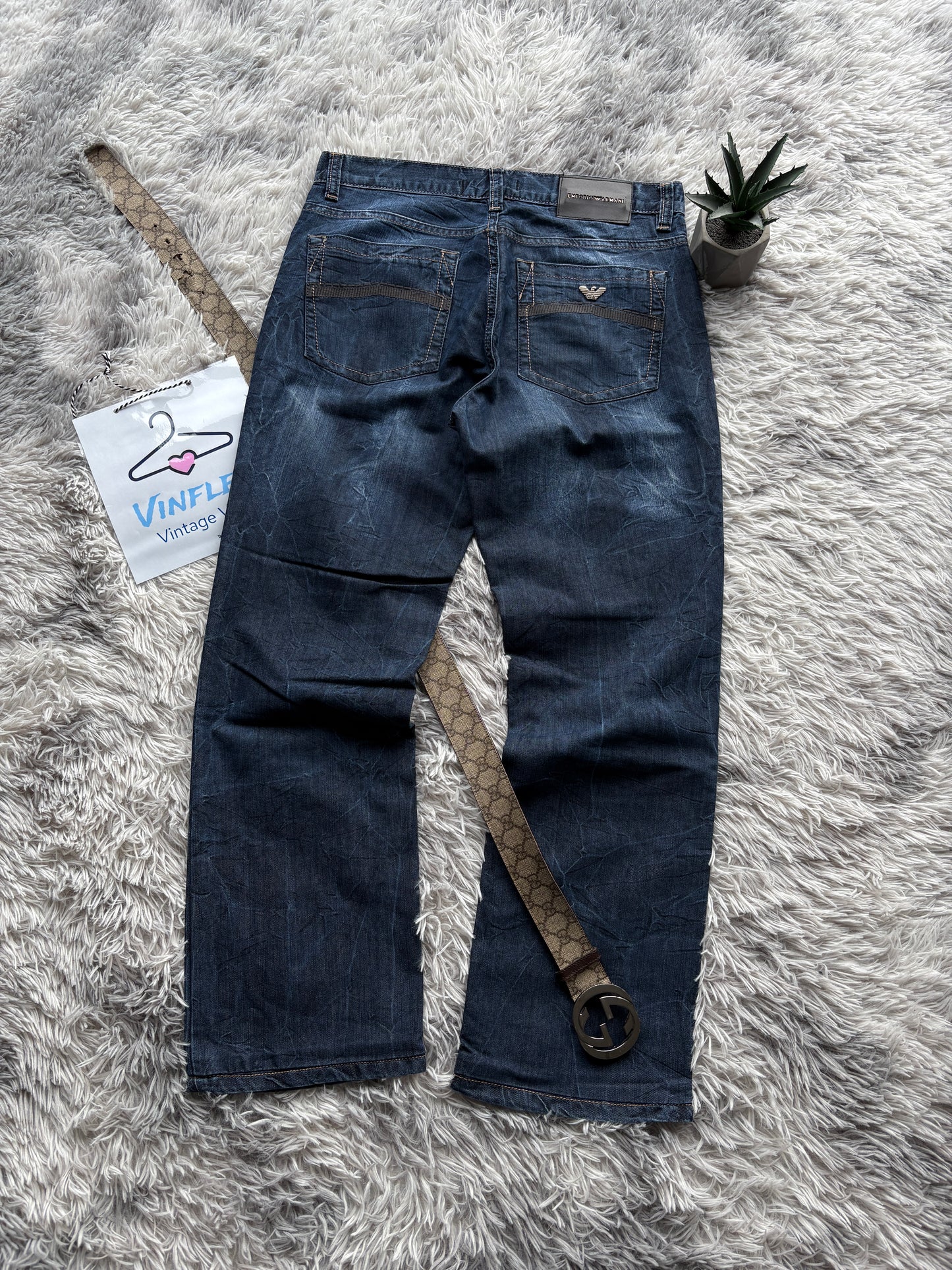 Armani Washed Jeans (32 / M)