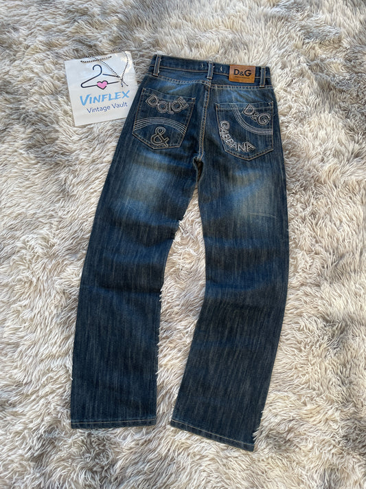 Dolce & Gabbana Printed Jeans ( ~ XS)