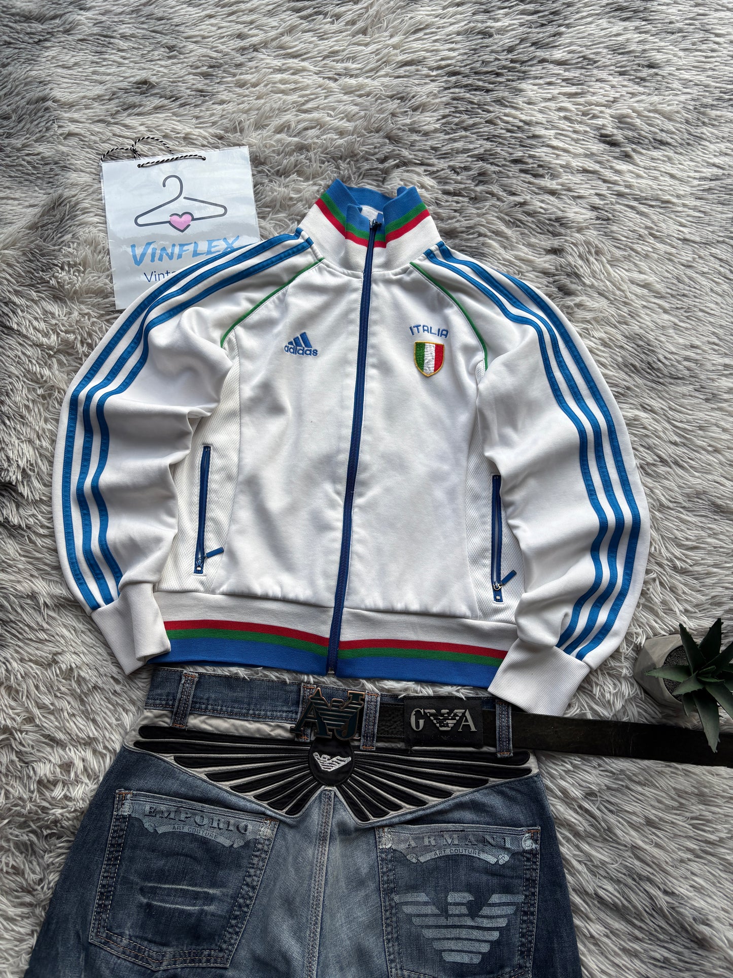 Adidas Italia 7 Trainingsjacke (152cm)