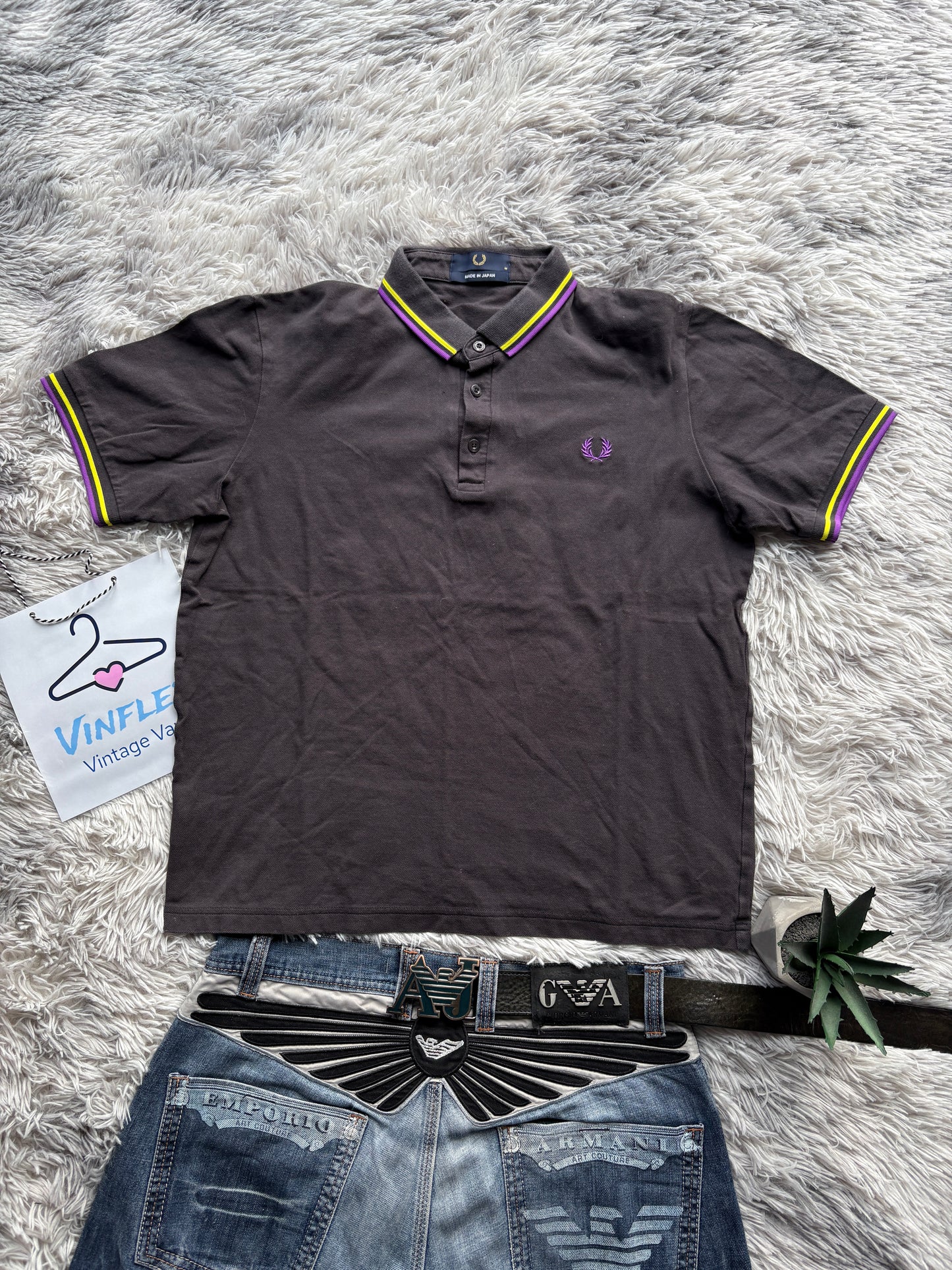 Fred Perry Polo T-Shirt (M)