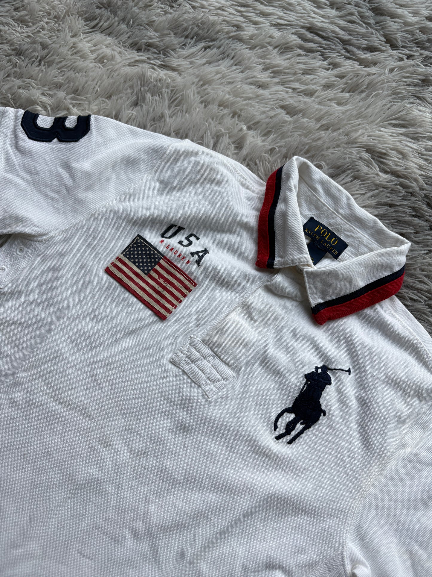 Ralph Lauren USA Polo T-Shirt (M)