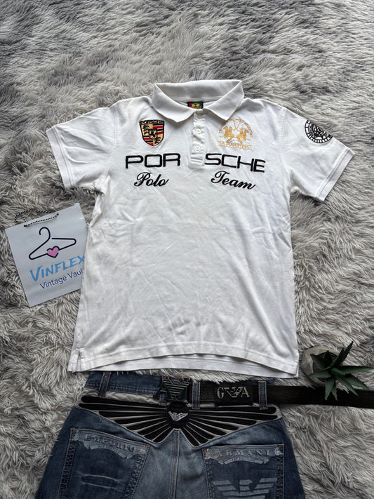 Porsche x La Martina Polo T-Shirt (S/L Unisex)