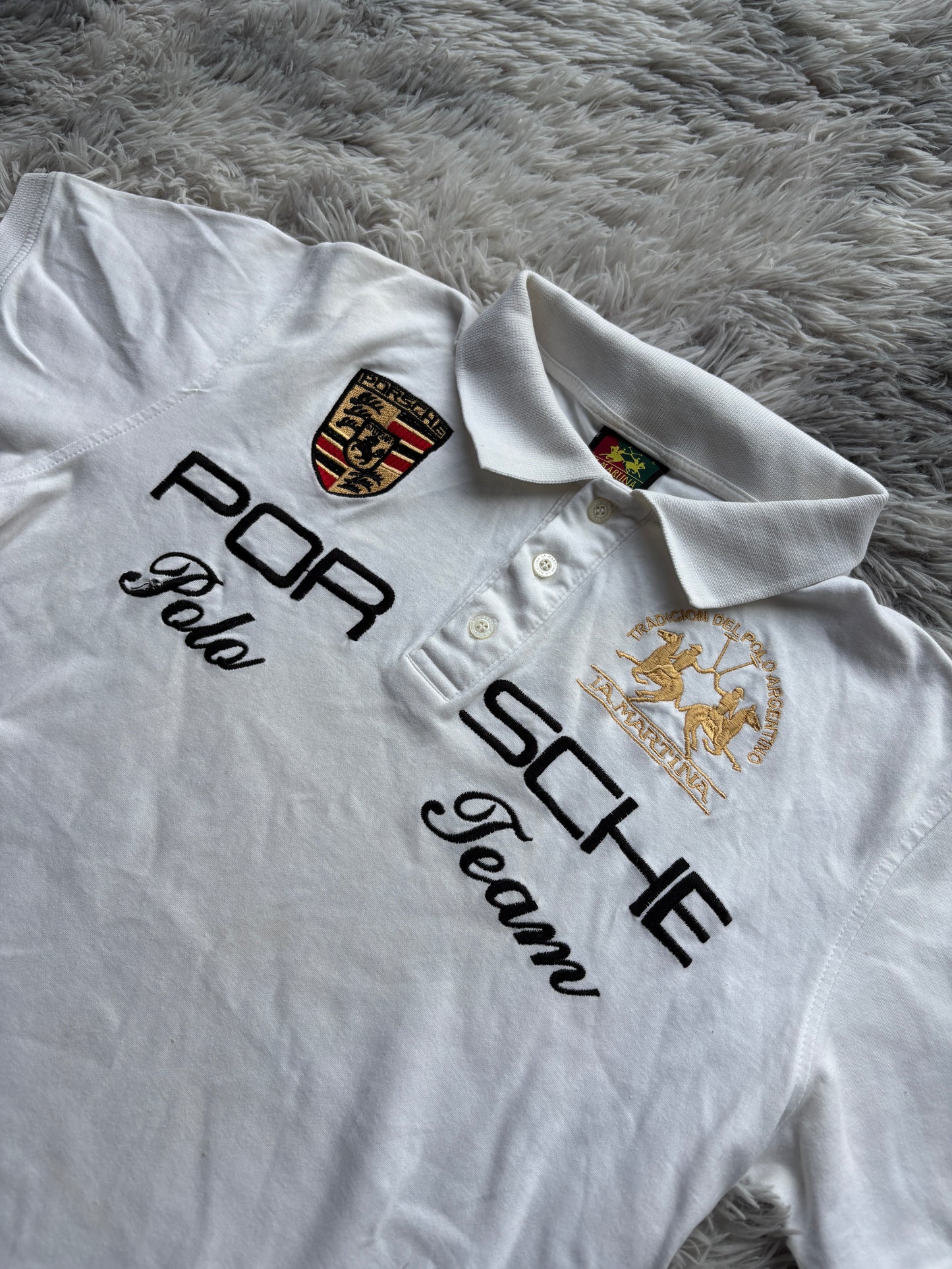 Porsche x La Martina Polo T-Shirt (S/L Unisex)
