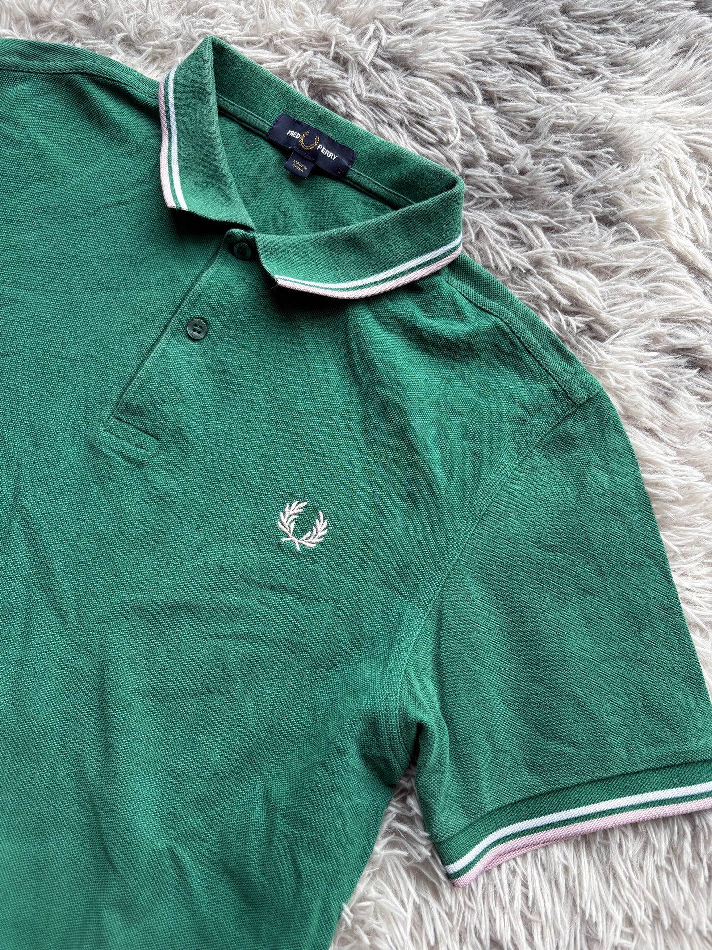 Fred Perry Polo T-Shirt (M-L)