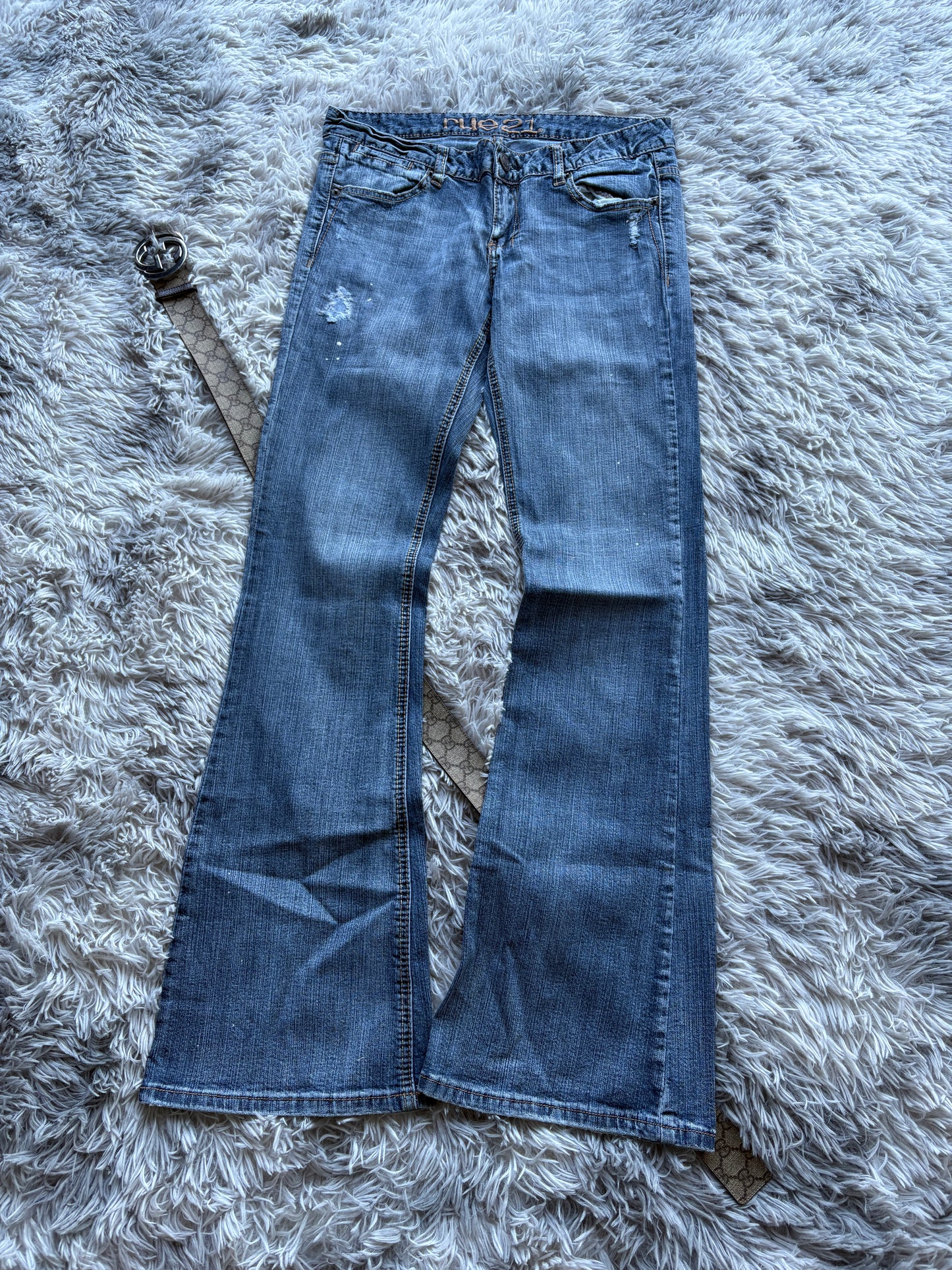 Y2K Style Bootcut Jeans (L Damen)