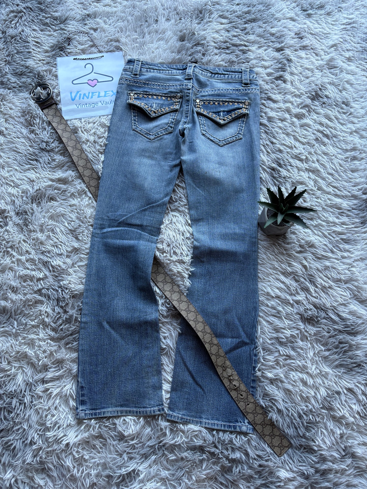 Y2K Style Bootcut Jeans (S Damen)