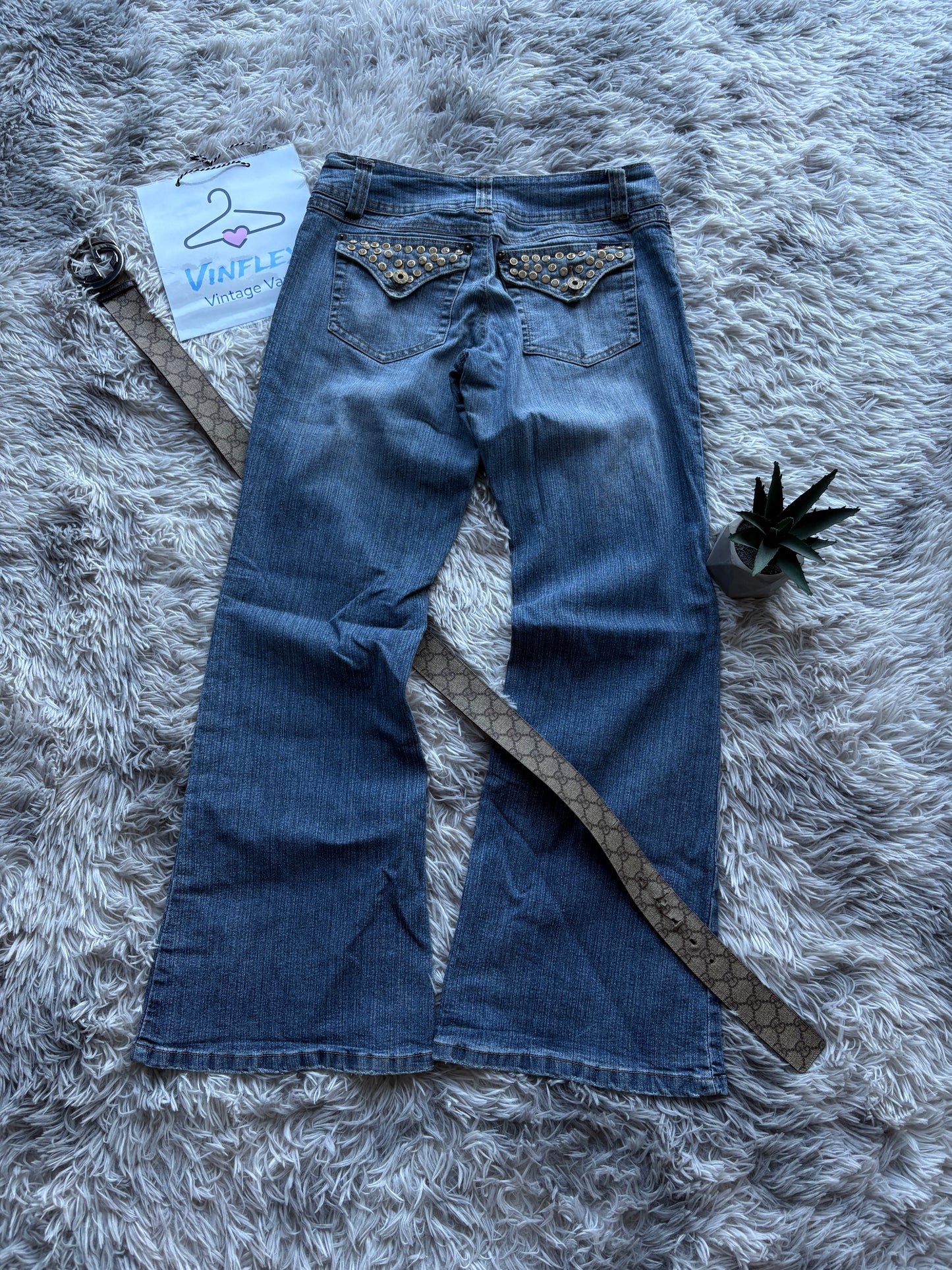 Y2K Style Bootcut Jeans (M Damen)