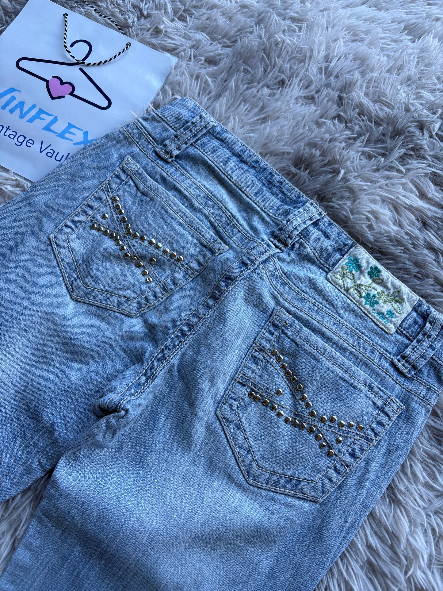 Y2K Style Bootcut Jeans (S-M Damen)
