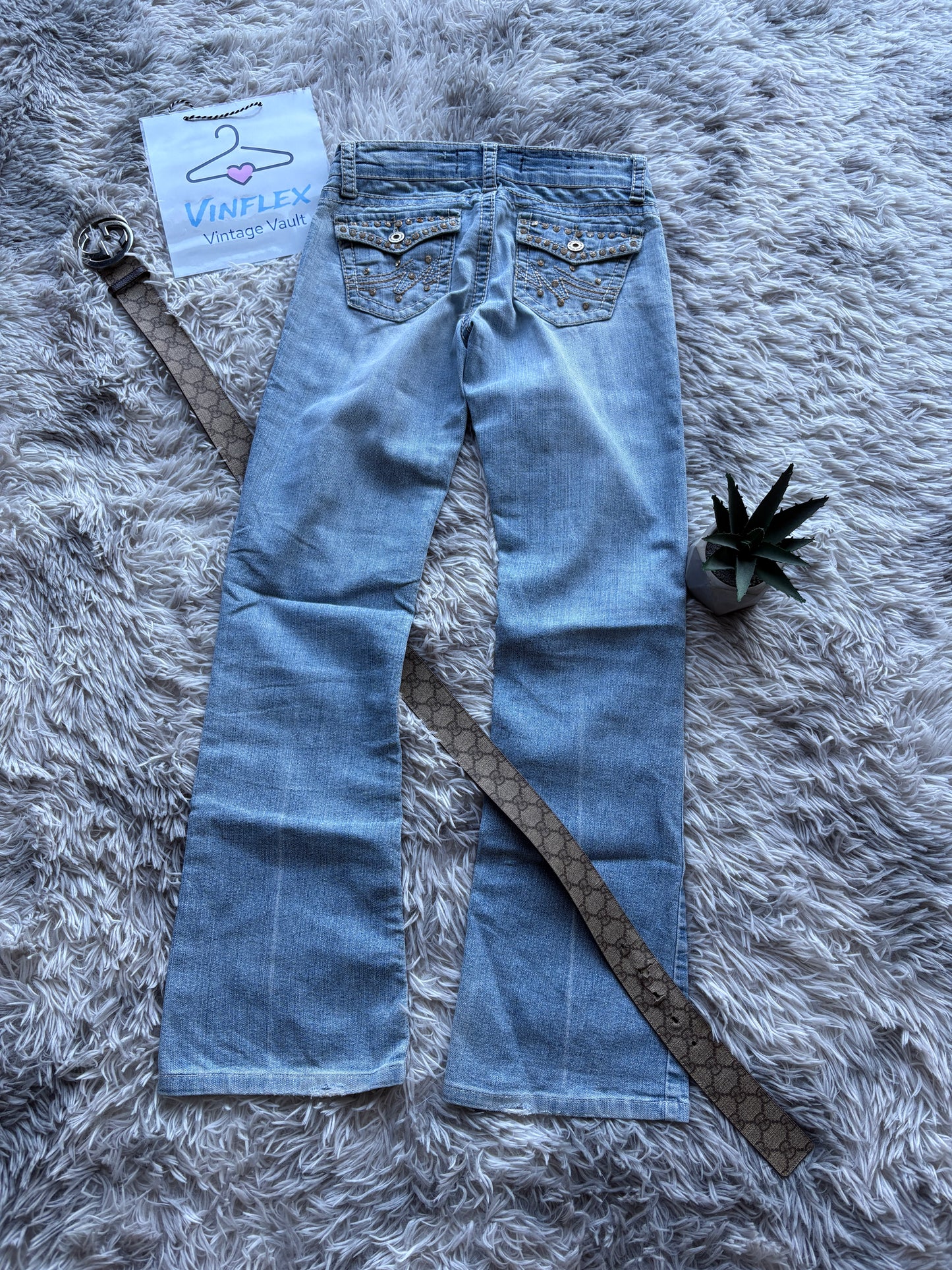 Y2K Style Bootcut Jeans (XS-S Damen)