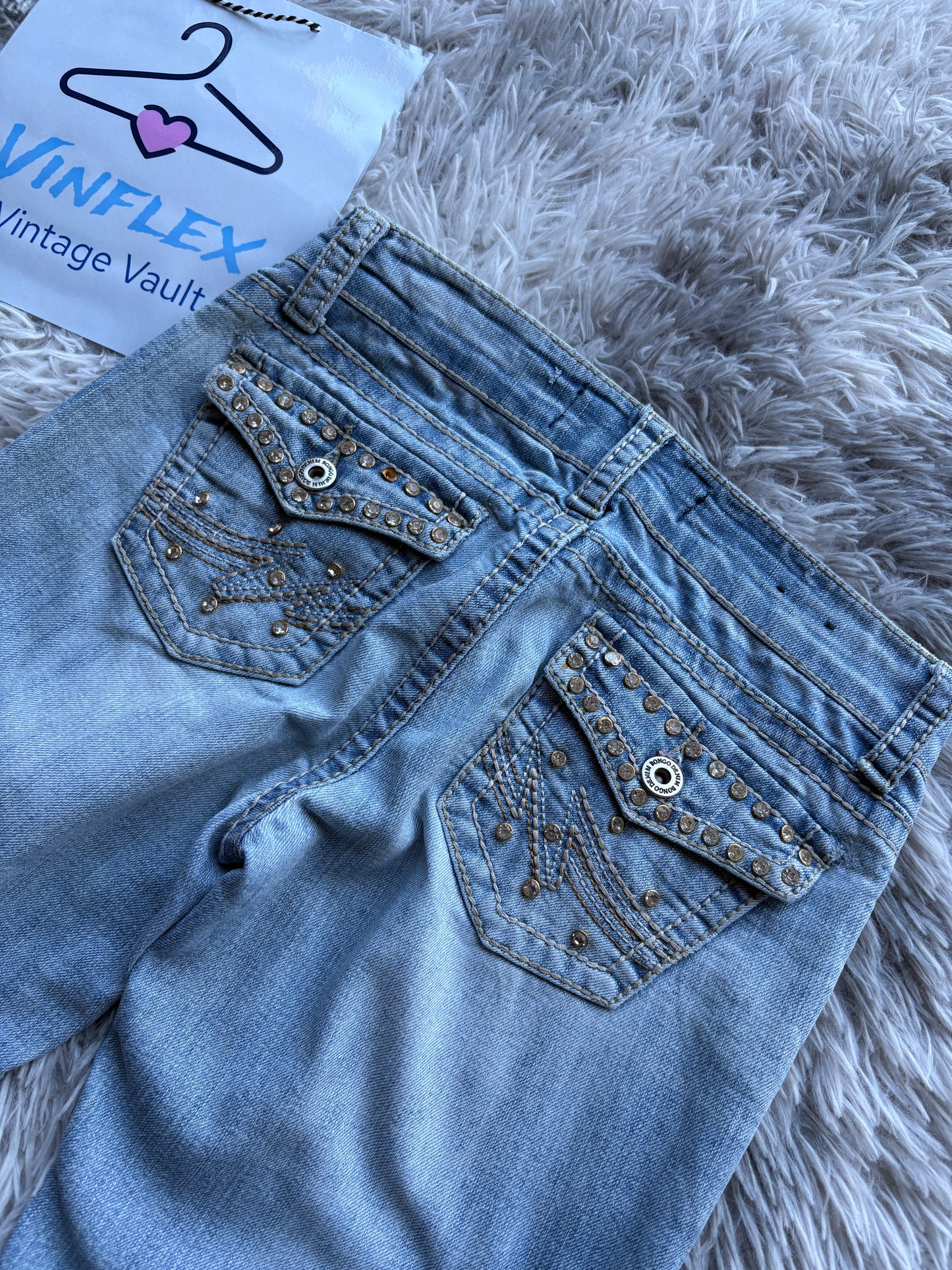 Y2K Style Bootcut Jeans (XS-S Damen)