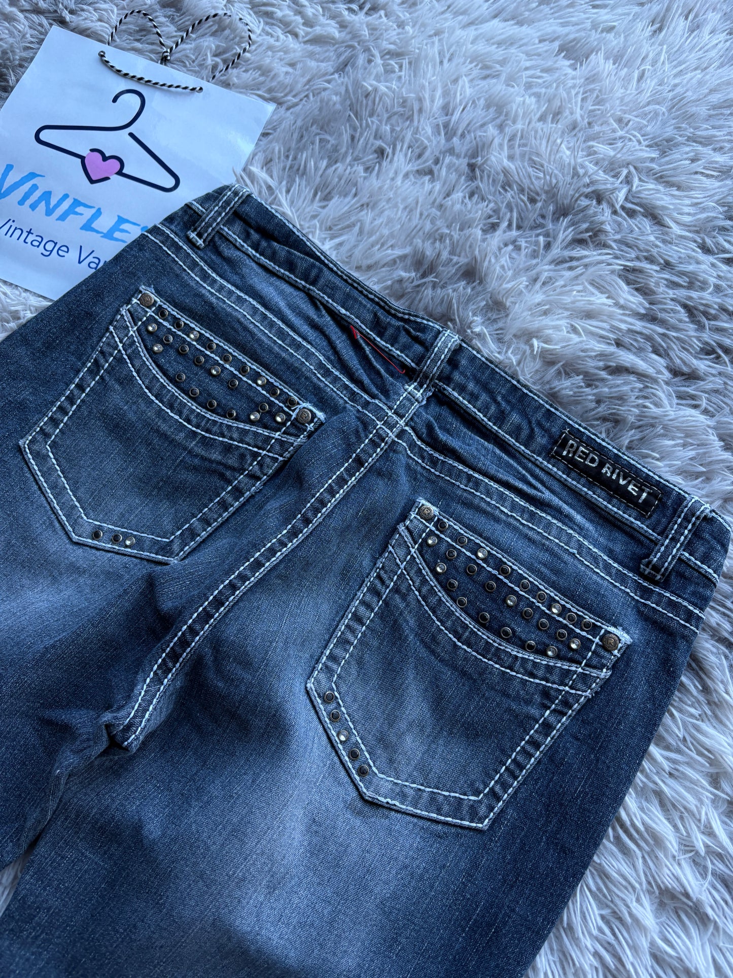 Y2K Style Bootcut Jeans (M Damen)