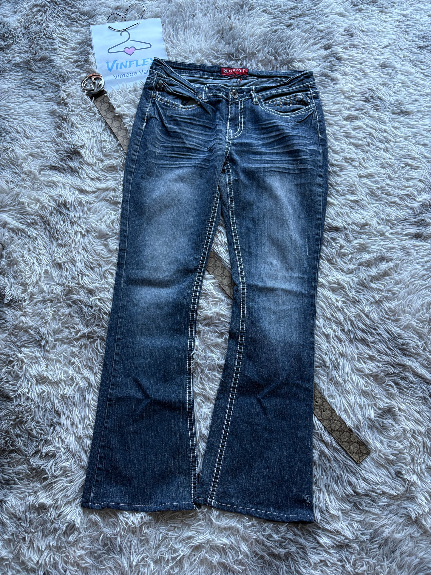 Y2K Style Bootcut Jeans (M Damen)