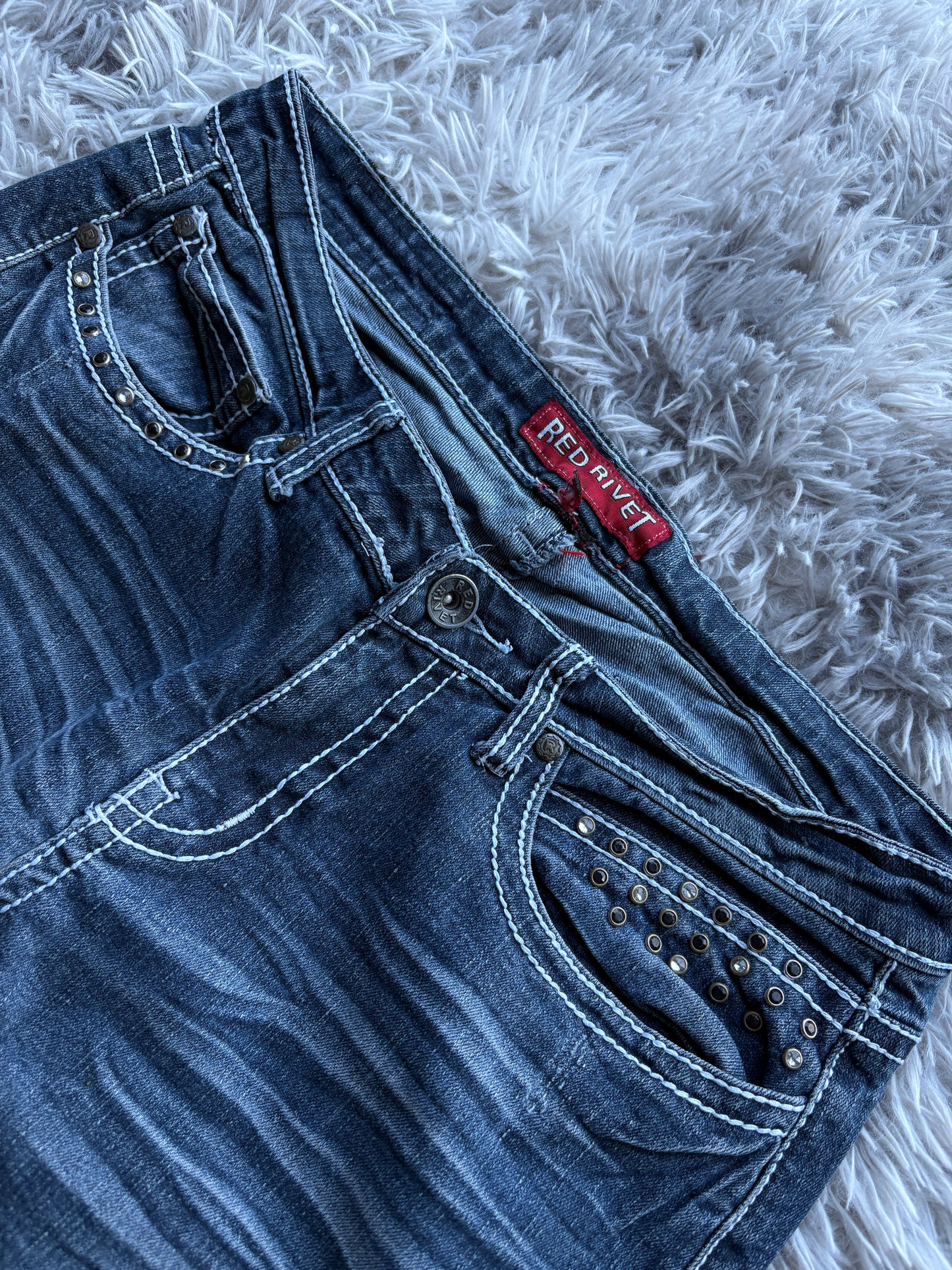 Y2K Style Bootcut Jeans (M Damen)