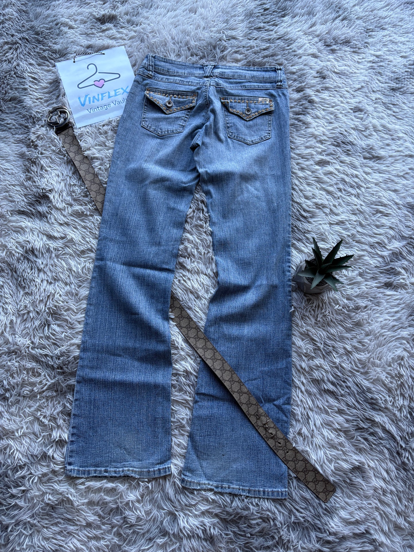 Y2K Style Bootcut Jeans (S Damen)