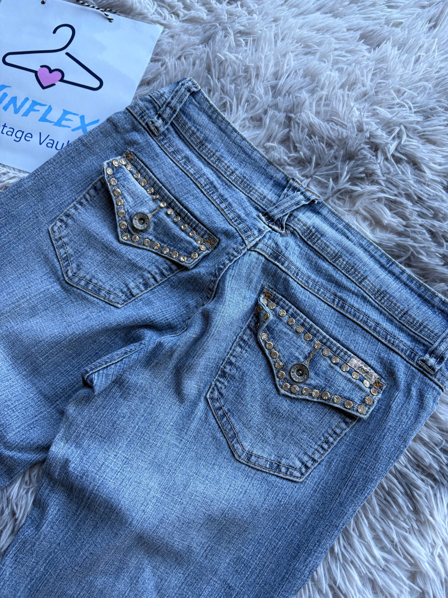 Y2K Style Bootcut Jeans (S Damen)