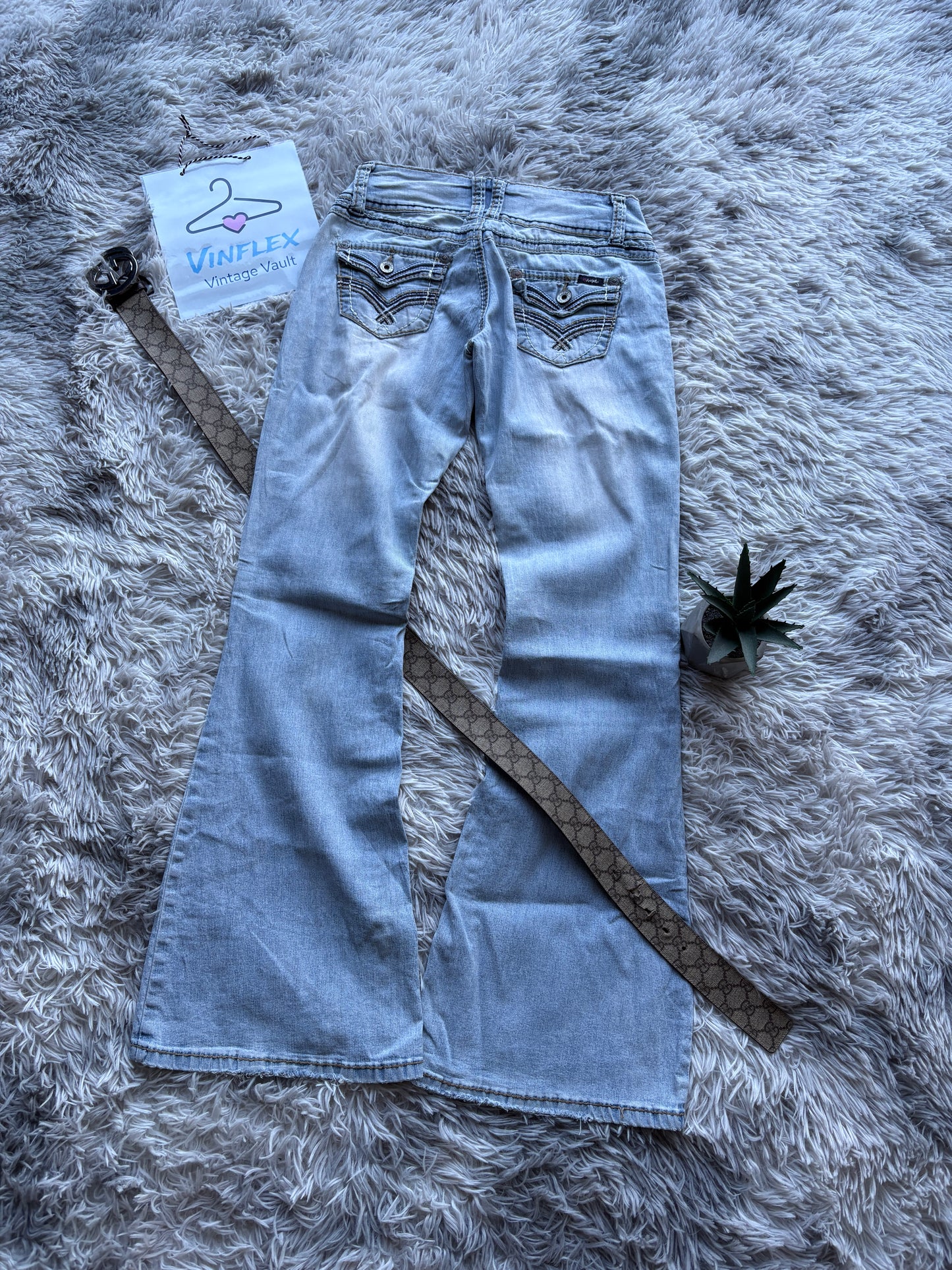 Y2K Style Bootcut Jeans (XS-S Damen)