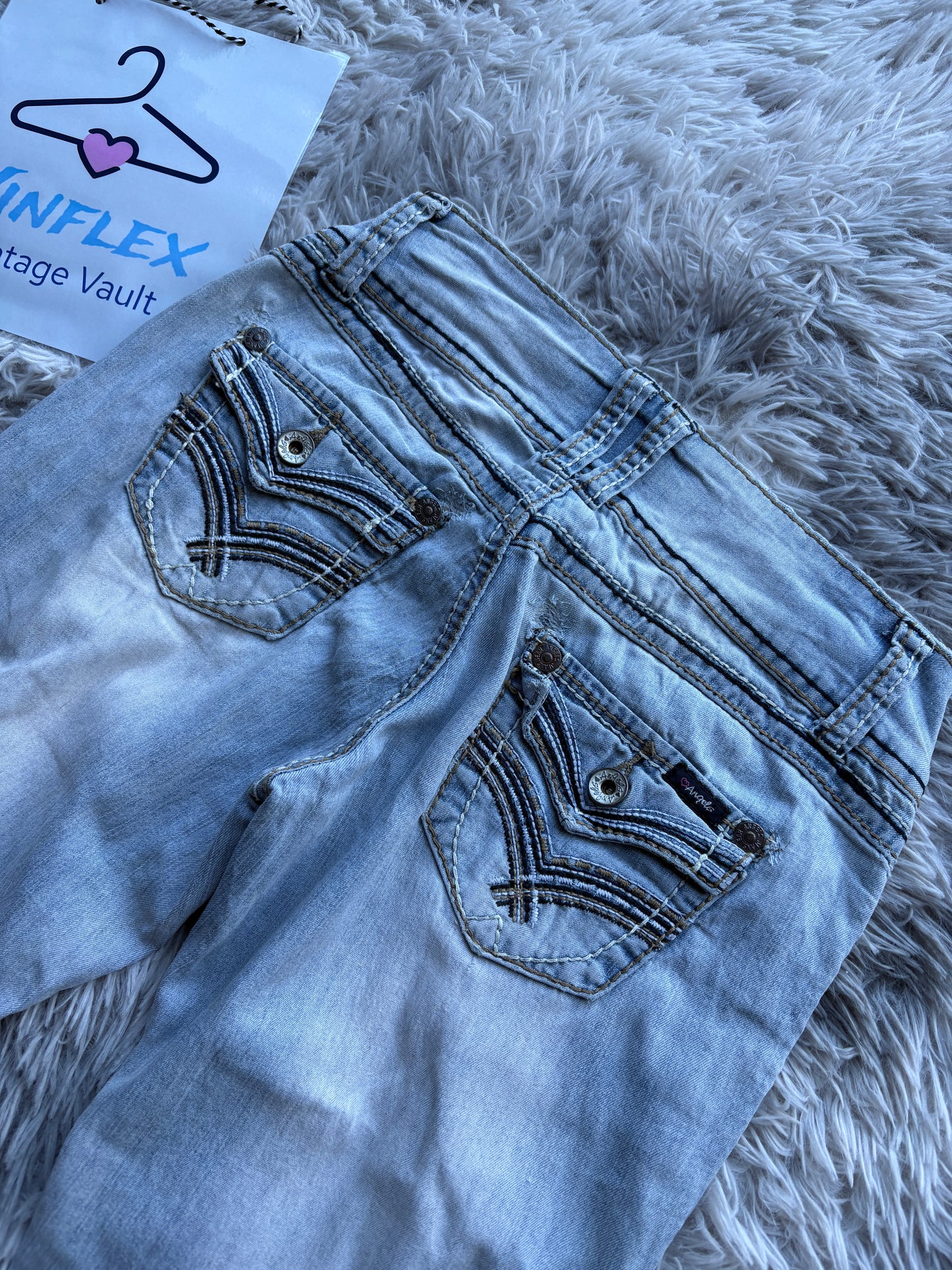 Y2K Style Bootcut Jeans (XS-S Damen)