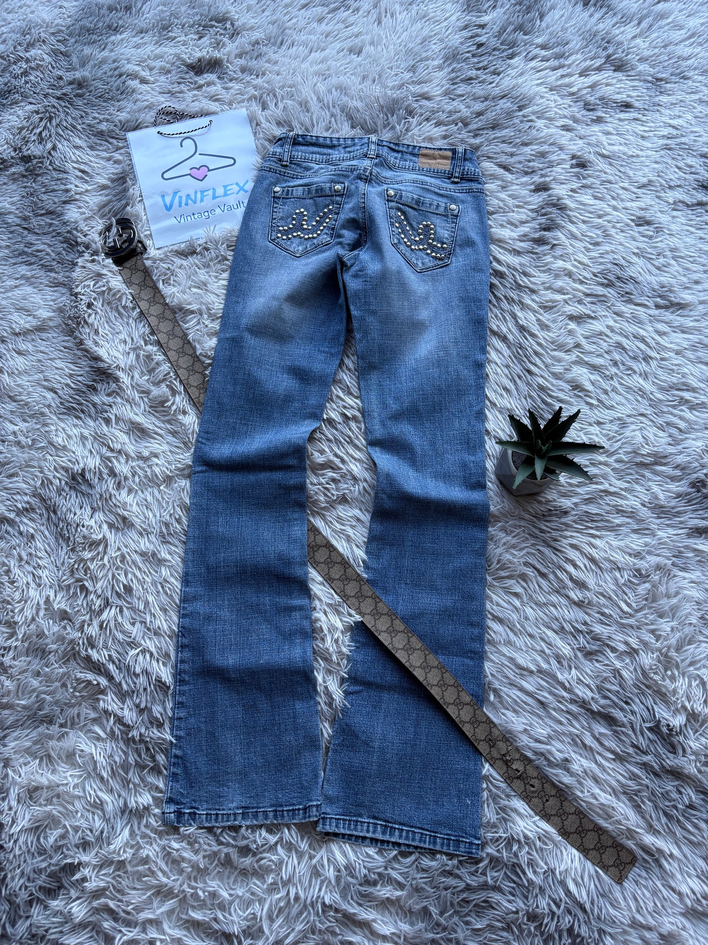 Y2K Bootcut Jeans (XS)