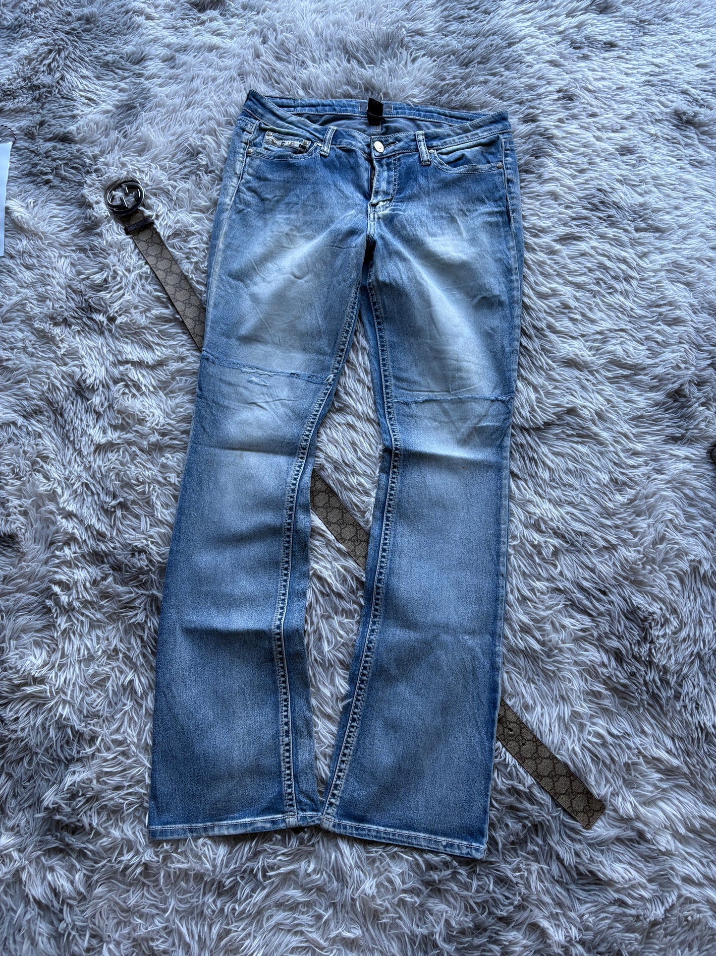 Y2K Angel Bootcut Jeans (M Damen)
