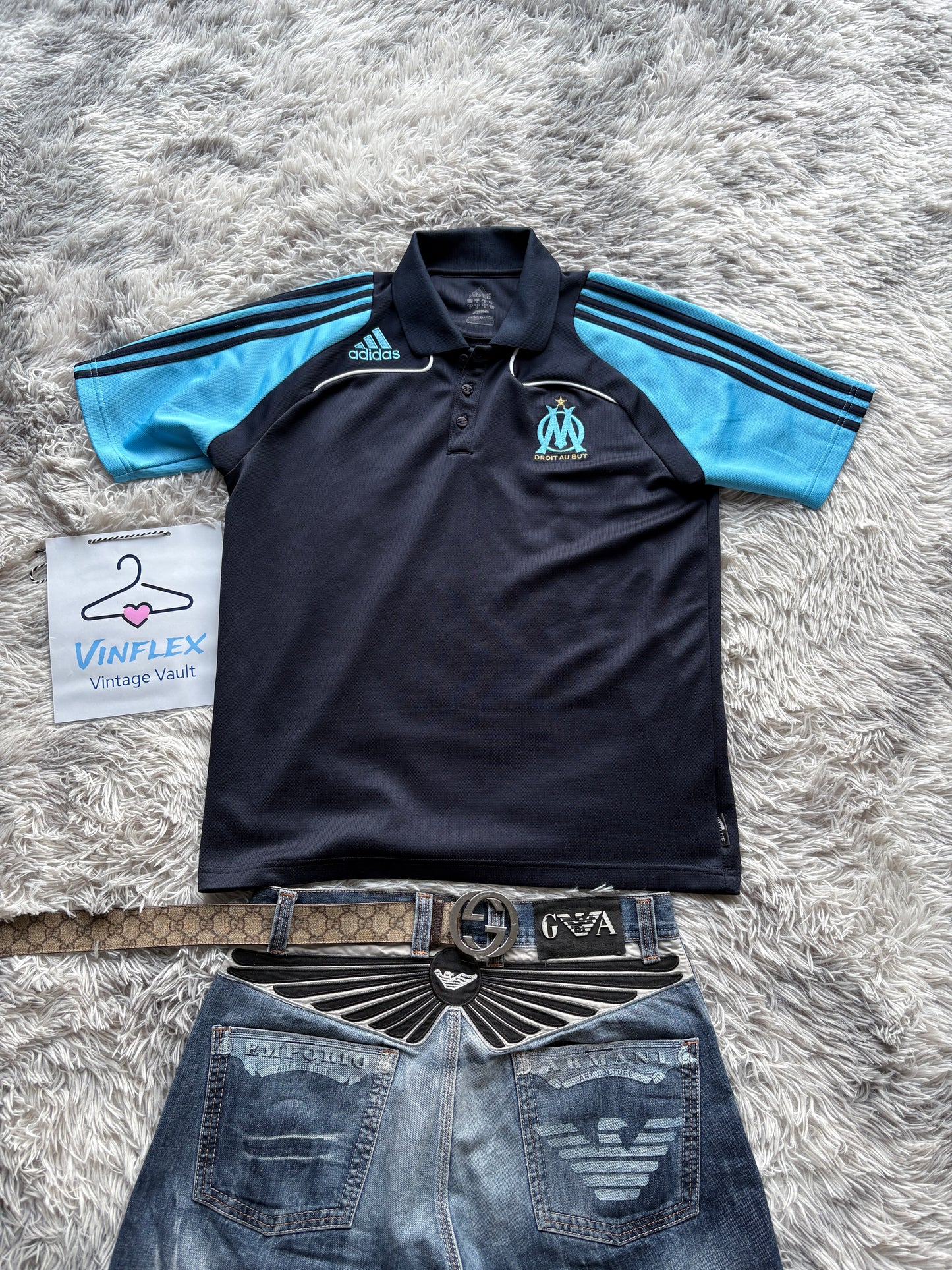 Marseille Adidas Polo 2008 (M)