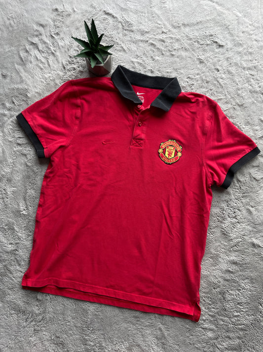 Nike Manchester United Fußball Polo T-Shirt (L)