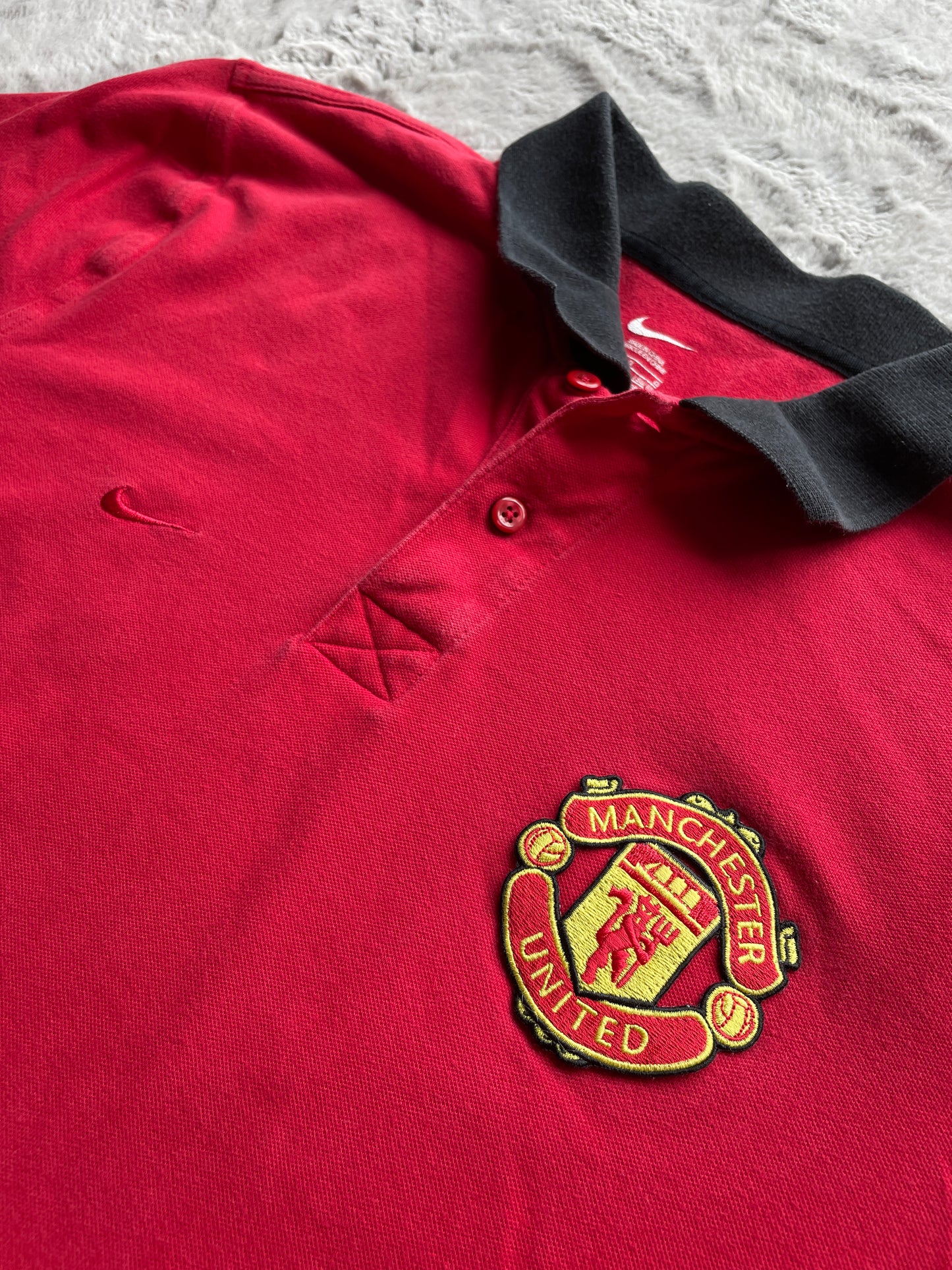 Nike Manchester United Fußball Polo T-Shirt (L)