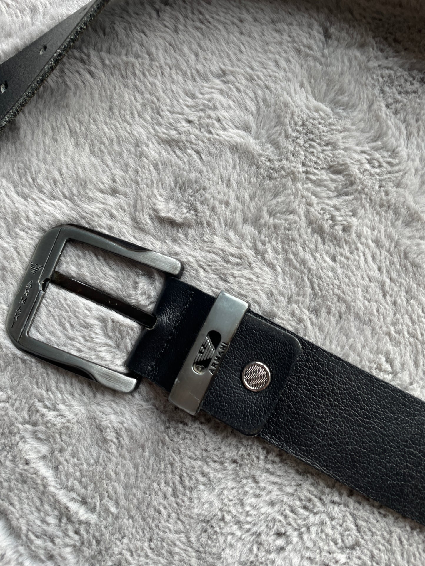 Armani 100% Leder Gürtel (128cm)