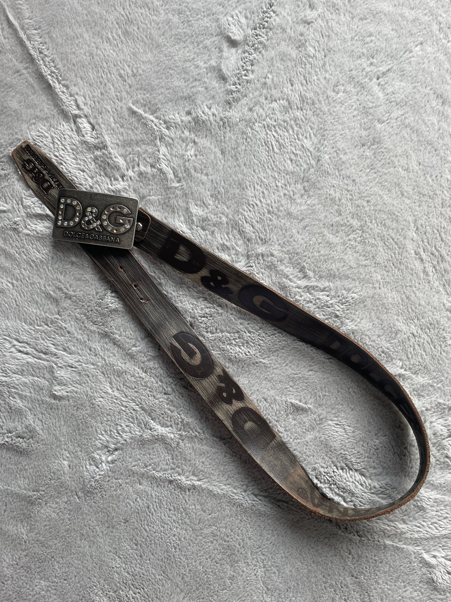 Dolce & Gabbana Vintage Leder Gürtel