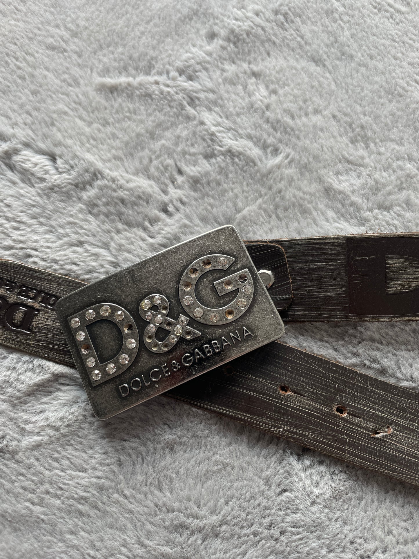 Dolce & Gabbana Vintage Leder Gürtel