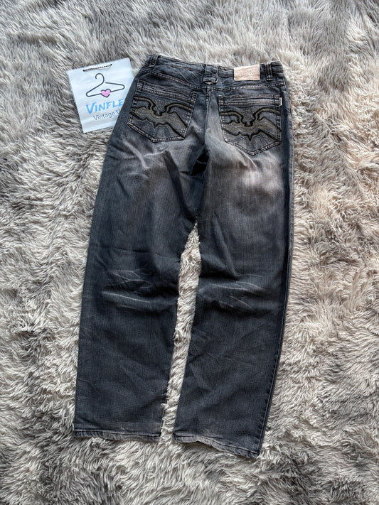 Japan Style Printed Jeans (L)