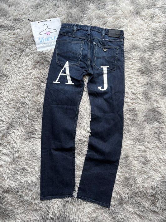 Armani Printed AJ Jeans (W30 L32)