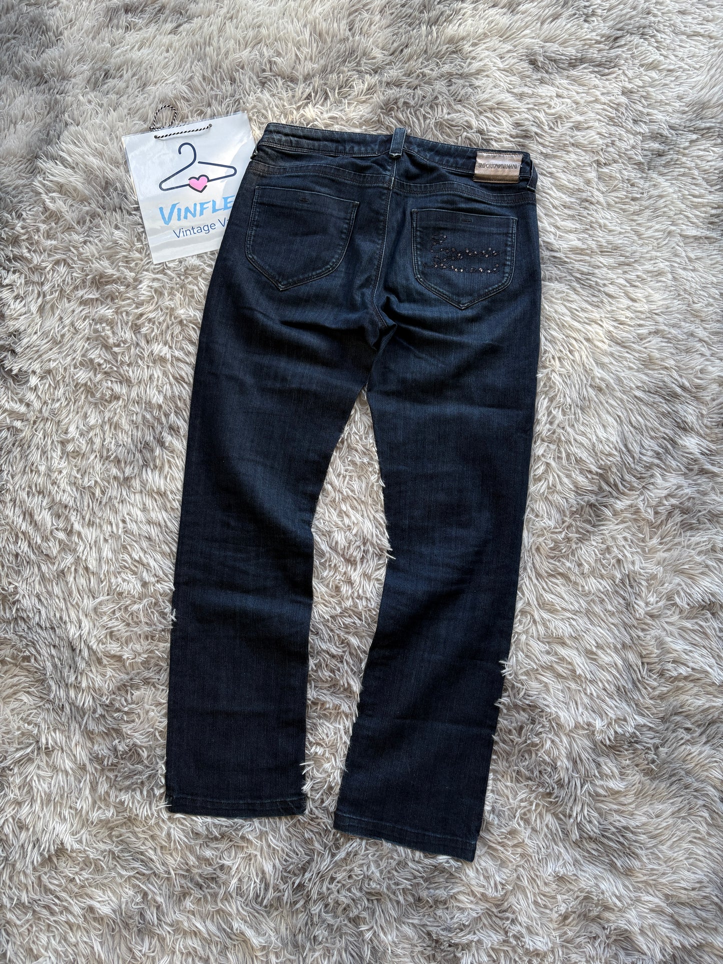 Emporio Armani Stitching Jeans (Size 28)