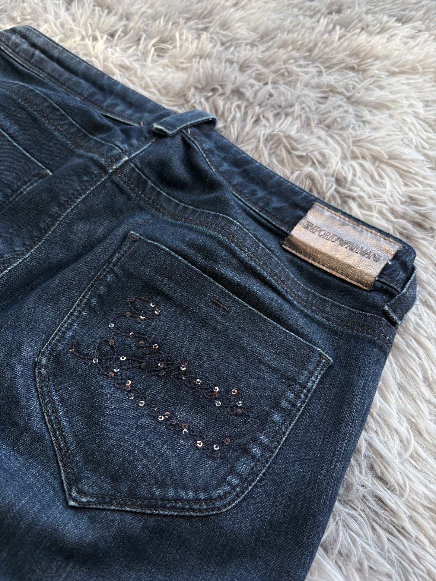 Emporio Armani Stitching Jeans (Size 28)