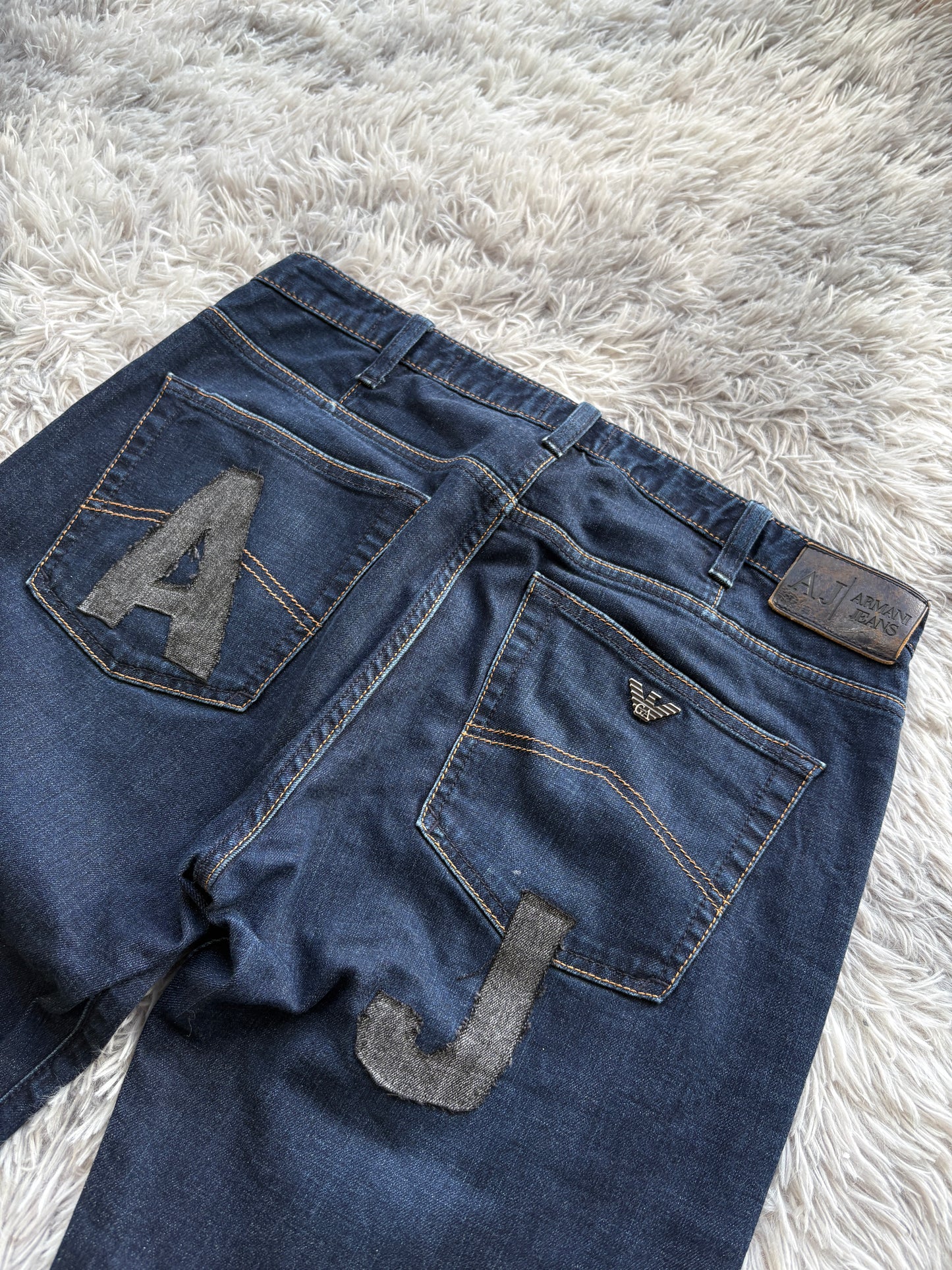 AJ Armani Printed Jeans (W34 L32)