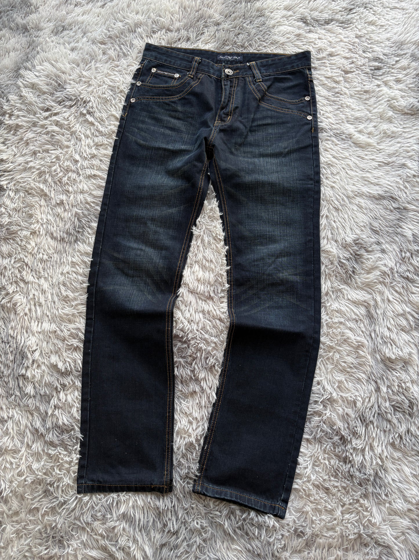 AJ Armani Printed Jeans (Size 32 -> M)