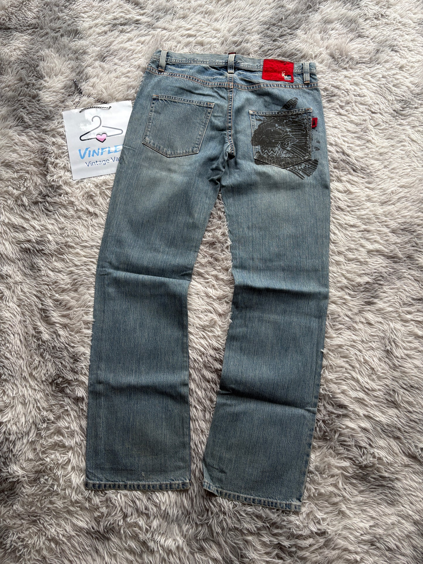 Japan Style Baggy Jeans (Size 34 -> L)