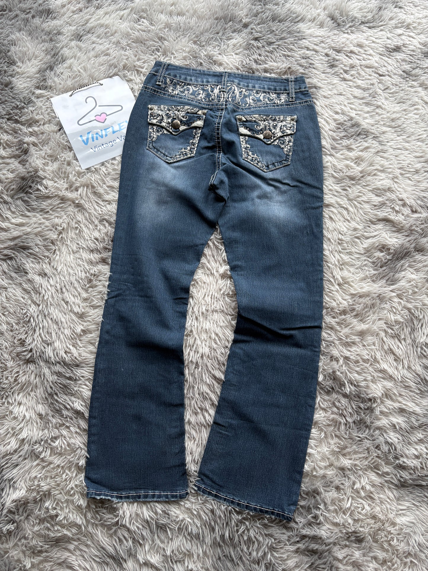 Y2K Style Bootcut Jeans (S Damen)