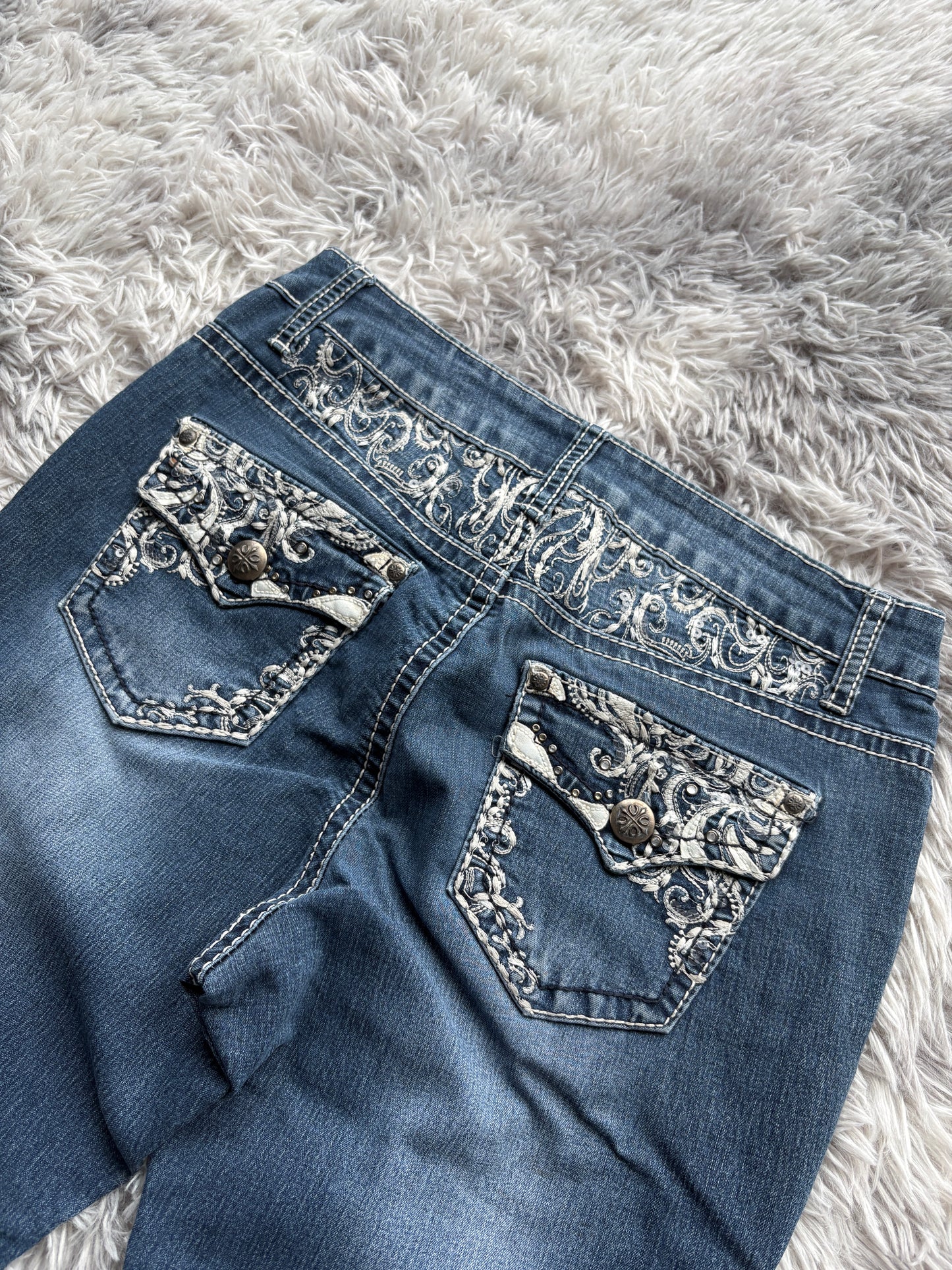 Y2K Style Bootcut Jeans (S Damen)