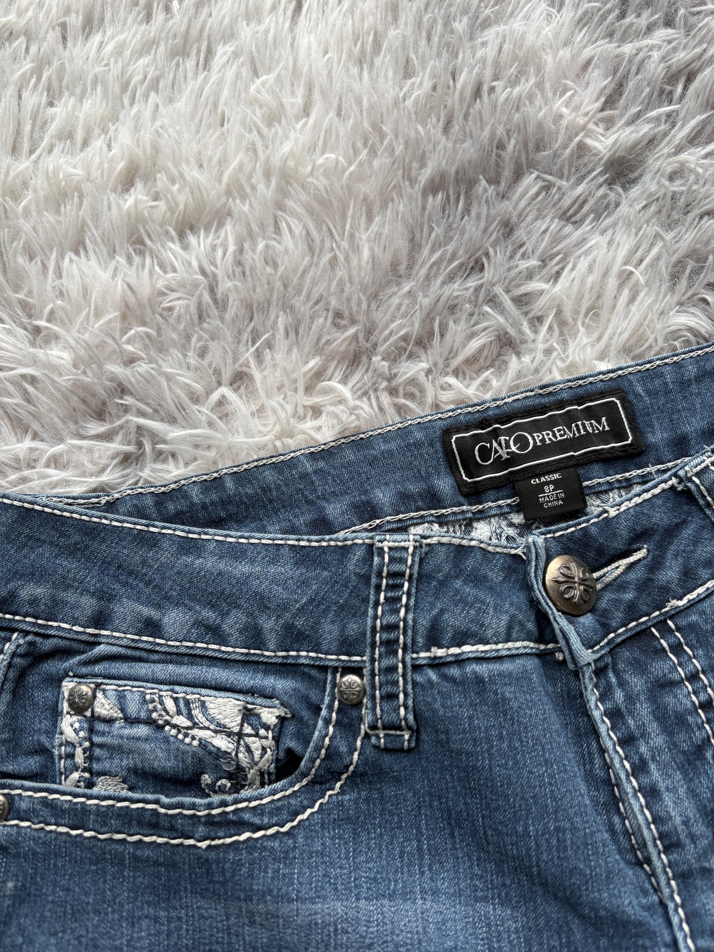 Y2K Style Bootcut Jeans (S Damen)