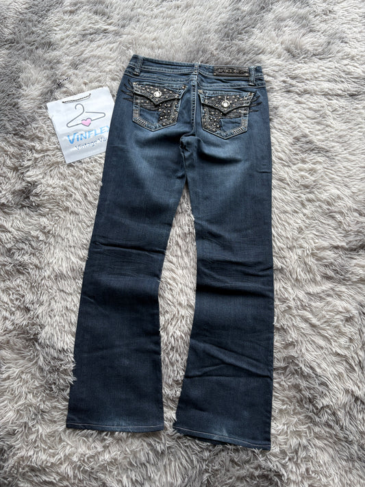 Y2K Style Bootcut Jeans (S-M Damen)