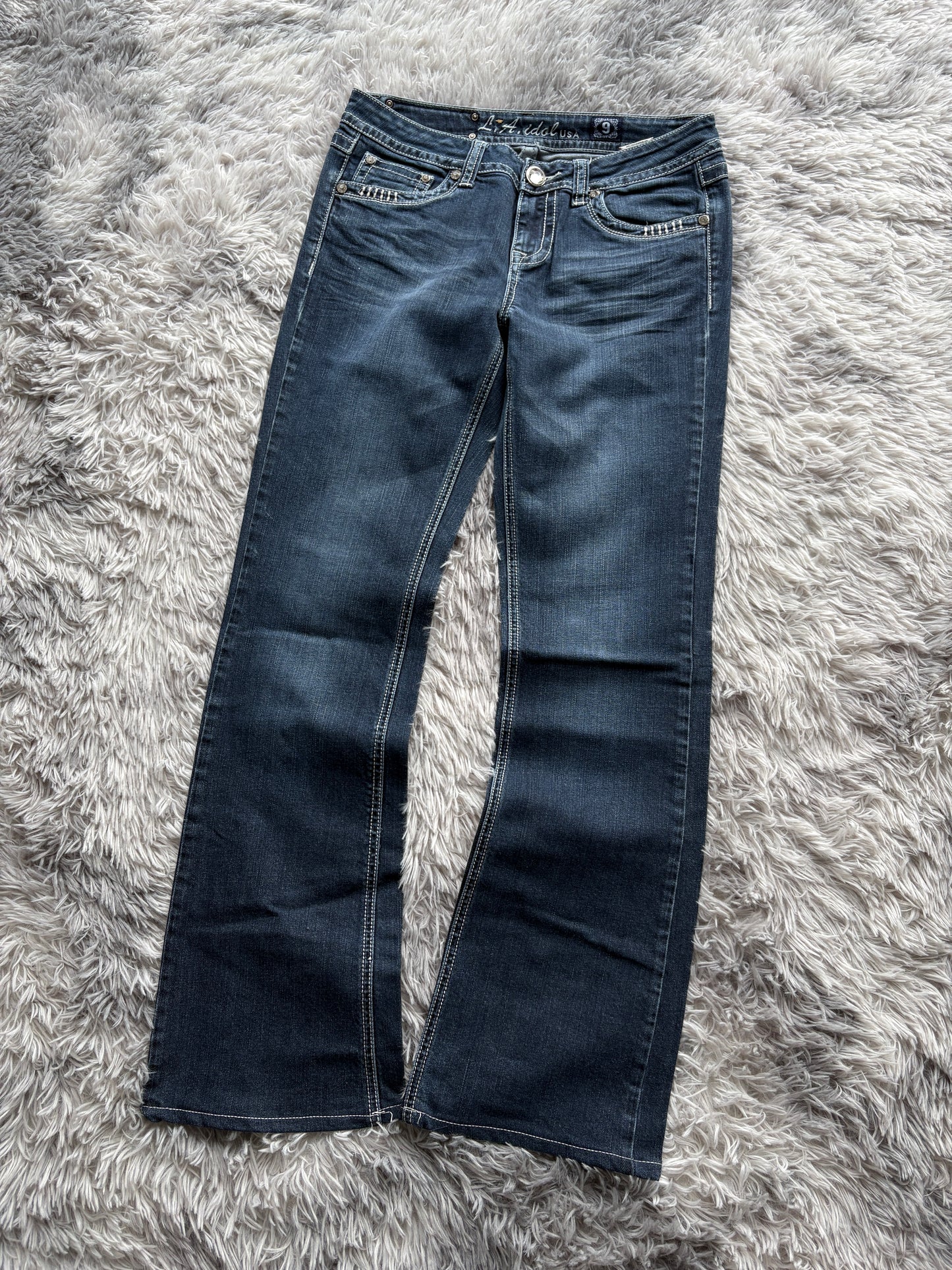 Y2K Style Bootcut Jeans (S-M Damen)